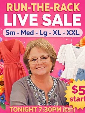 3/31/26-RUN-THE-RACK Live Sale
7:30 pm (CST)